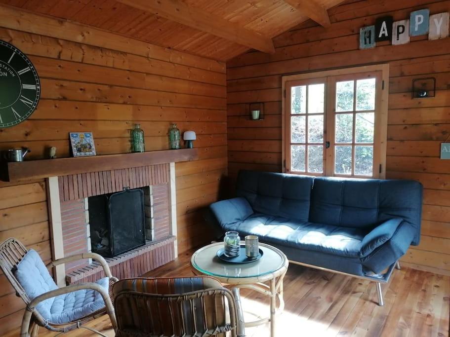Chalet En Pleine Nature Au Bord D'Un Etang Lanvallay Екстериор снимка